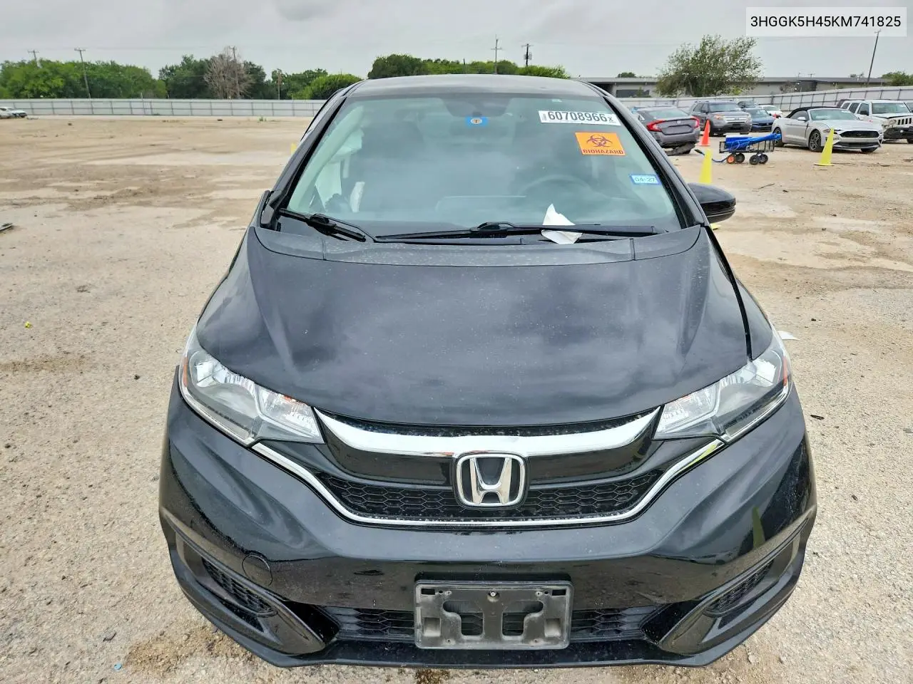 2019 Honda Fit Lx VIN: 3HGGK5H45KM741825 Lot: 60708966