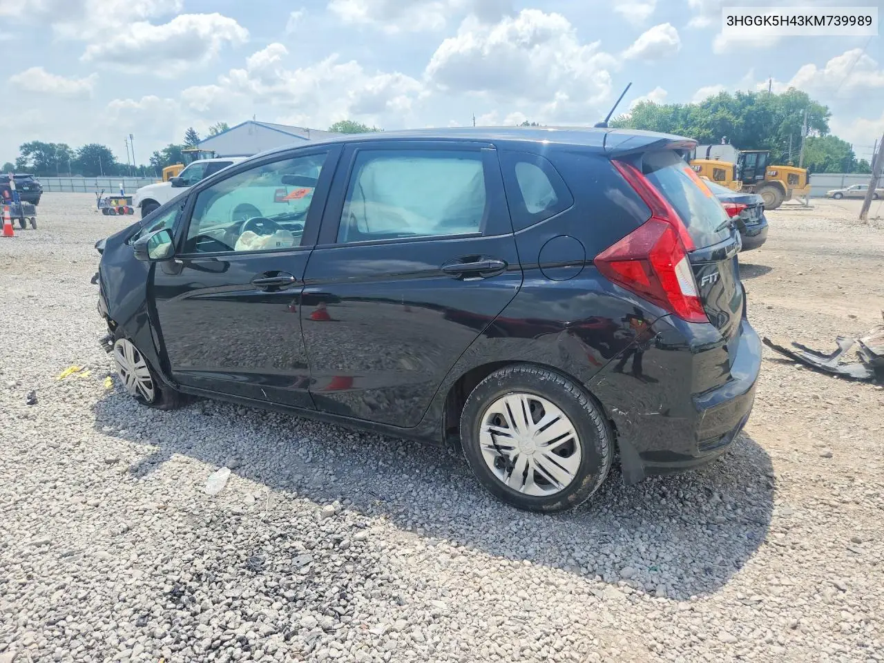 2019 Honda Fit Lx VIN: 3HGGK5H43KM739989 Lot: 60900186