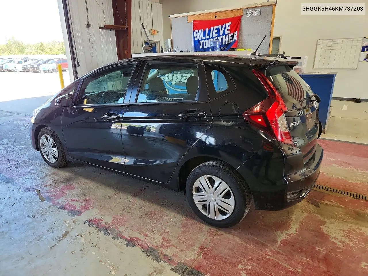 2019 Honda Fit Lx VIN: 3HGGK5H46KM737203 Lot: 60993526