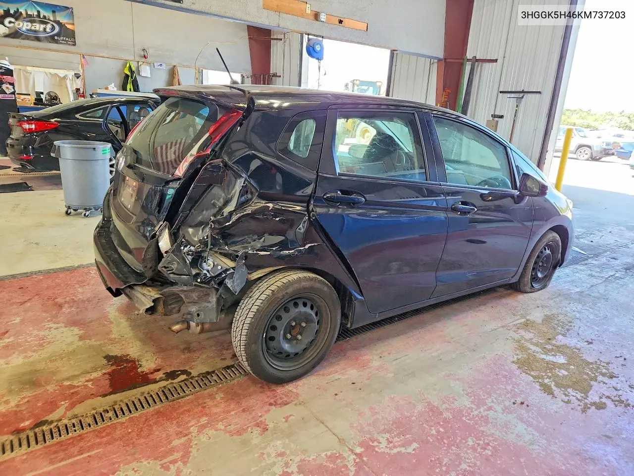 2019 Honda Fit Lx VIN: 3HGGK5H46KM737203 Lot: 60993526