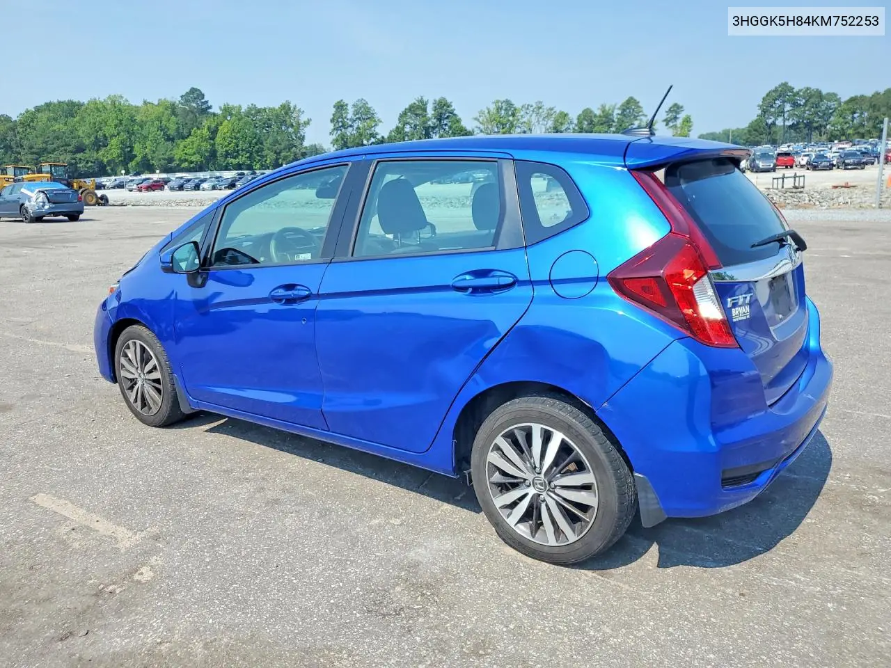 2019 Honda Fit Ex VIN: 3HGGK5H84KM752253 Lot: 61582866