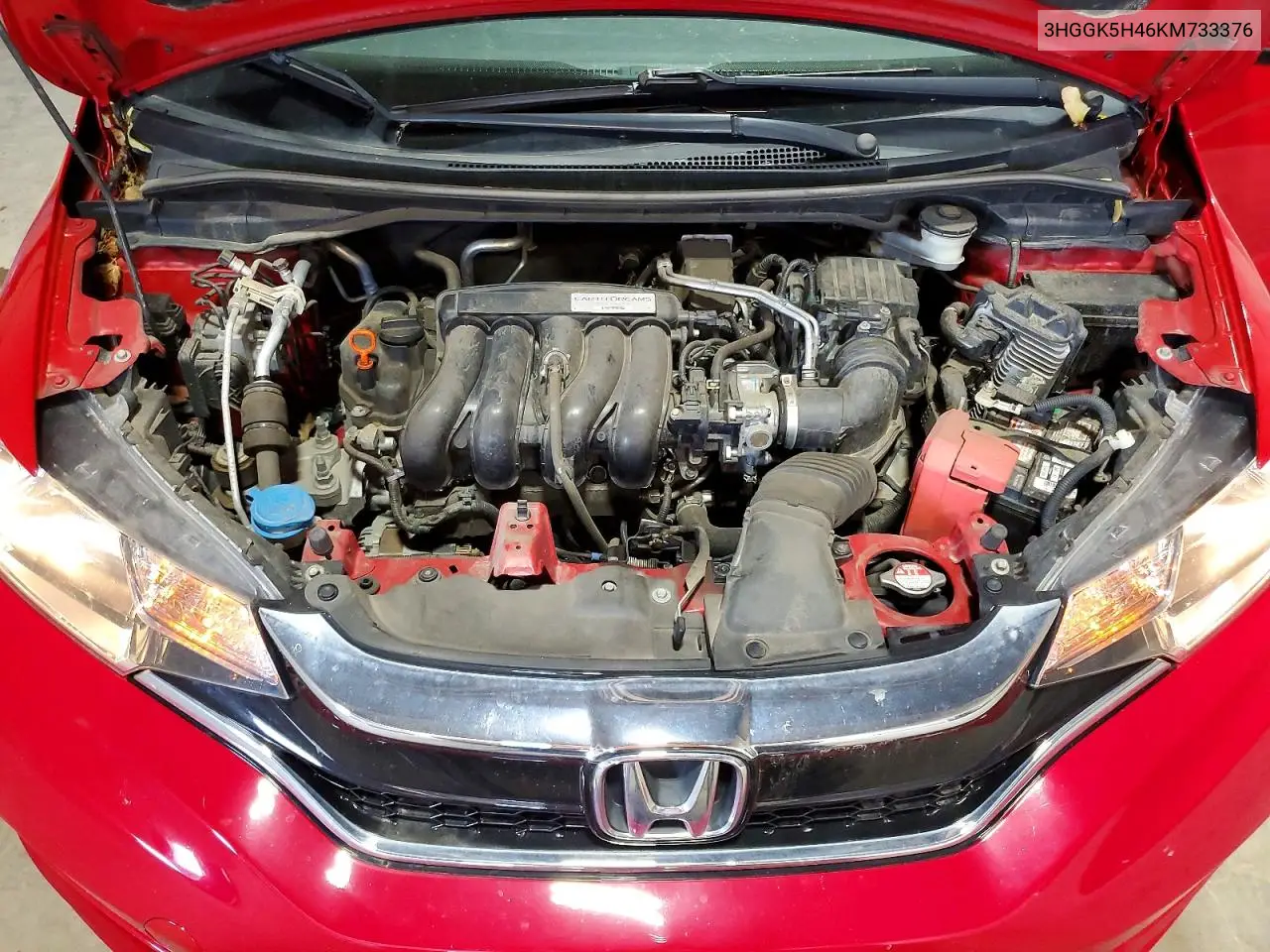 2019 Honda Fit Lx VIN: 3HGGK5H46KM733376 Lot: 61957106