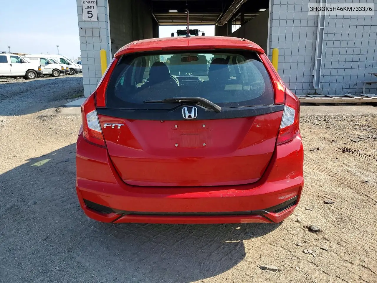 2019 Honda Fit Lx VIN: 3HGGK5H46KM733376 Lot: 61957106