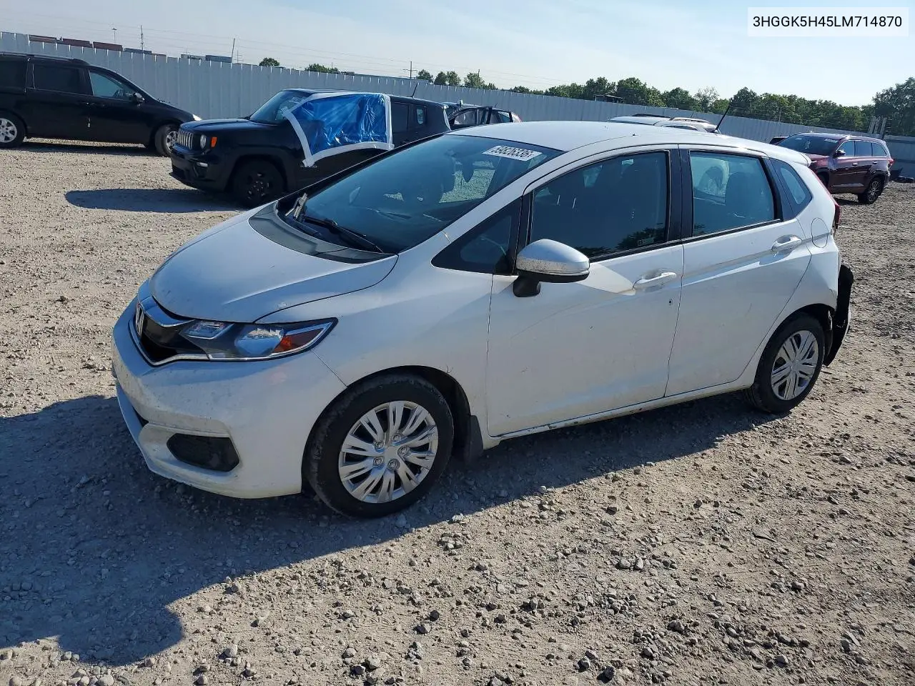 2020 Honda Fit Lx VIN: 3HGGK5H45LM714870 Lot: 59826336