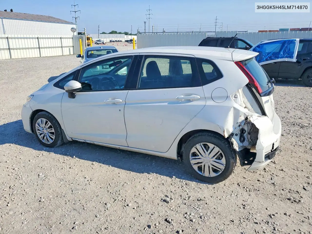 2020 Honda Fit Lx VIN: 3HGGK5H45LM714870 Lot: 59826336
