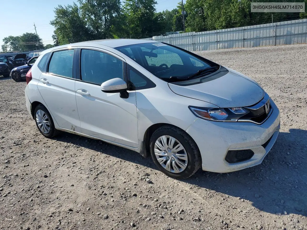 2020 Honda Fit Lx VIN: 3HGGK5H45LM714870 Lot: 59826336