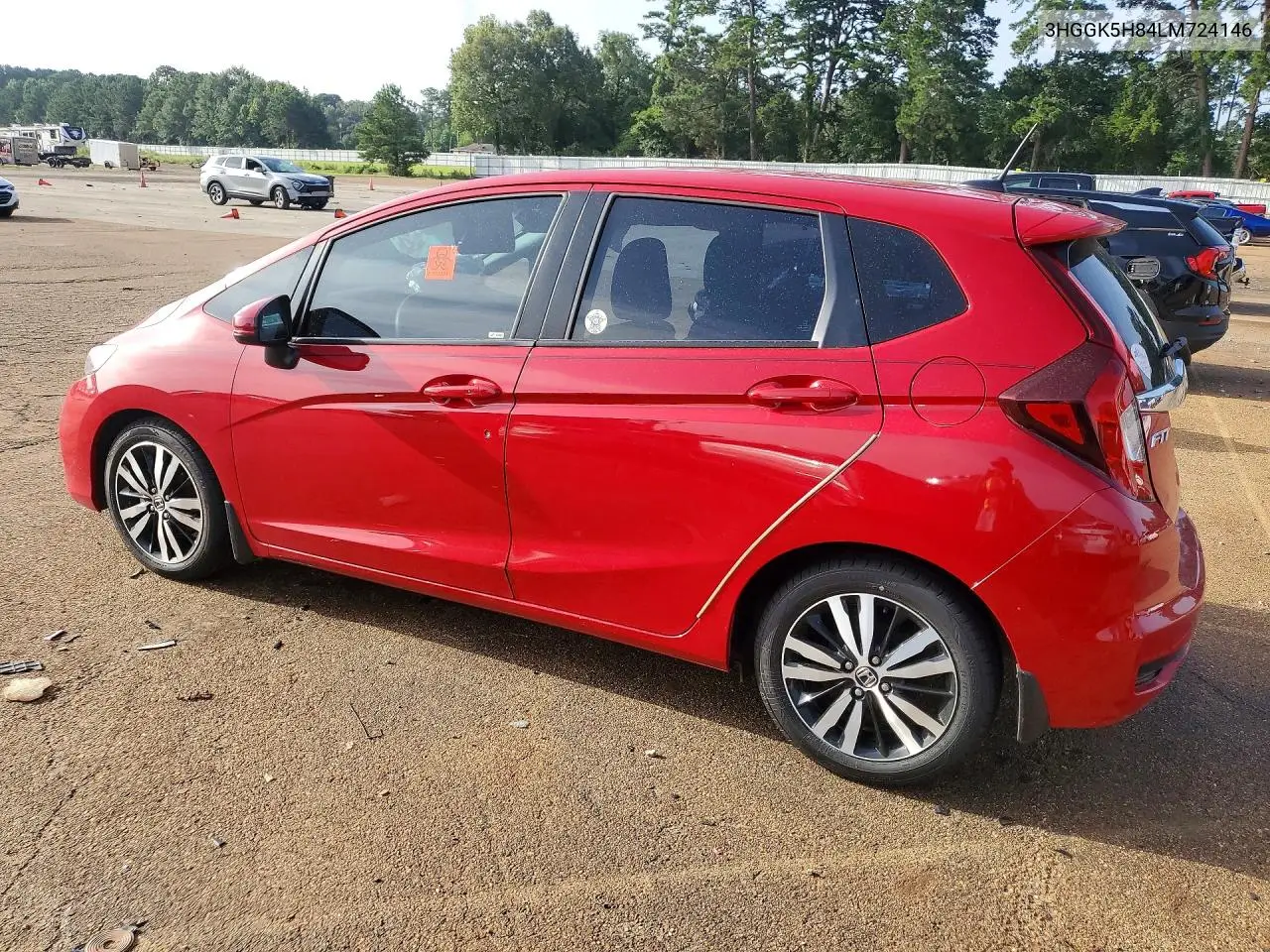 2020 Honda Fit Ex VIN: 3HGGK5H84LM724146 Lot: 61432116