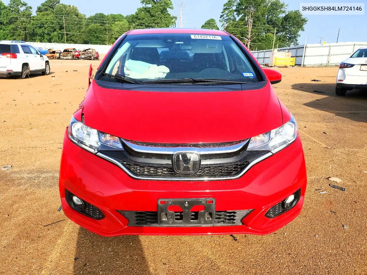 2020 Honda Fit Ex VIN: 3HGGK5H84LM724146 Lot: 61432116