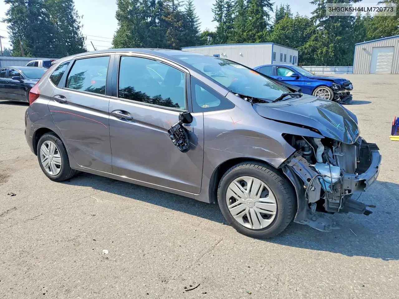 2020 Honda Fit Lx VIN: 3HGGK5H44LM720773 Lot: 61671016