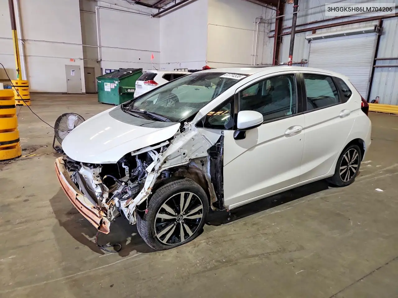 2020 Honda Fit Ex VIN: 3HGGK5H86LM704206 Lot: 61774536