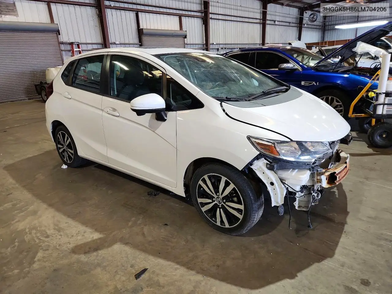 2020 Honda Fit Ex VIN: 3HGGK5H86LM704206 Lot: 61774536
