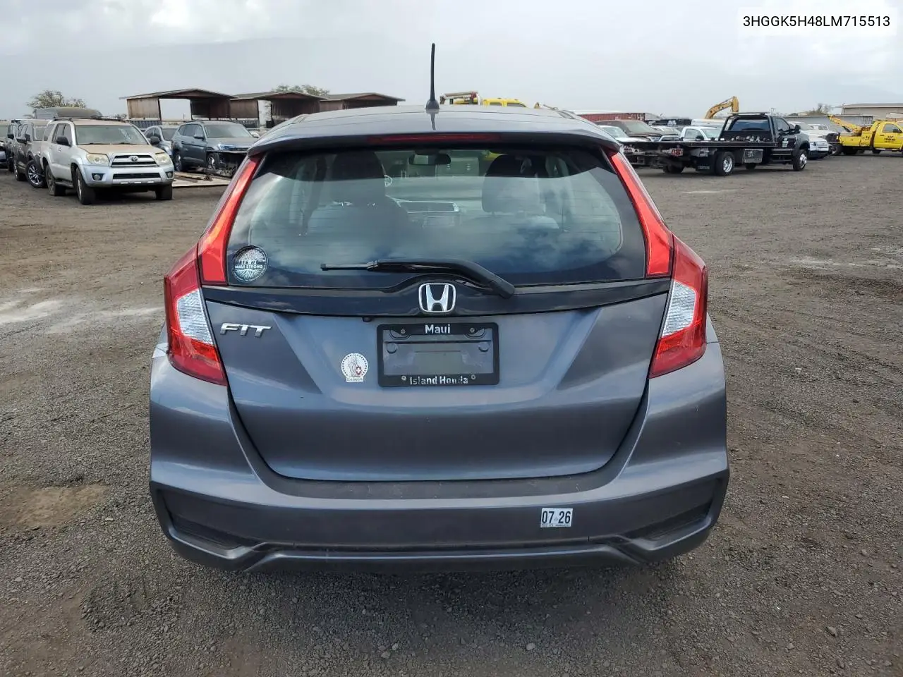 3HGGK5H48LM715513 2020 Honda Fit Lx