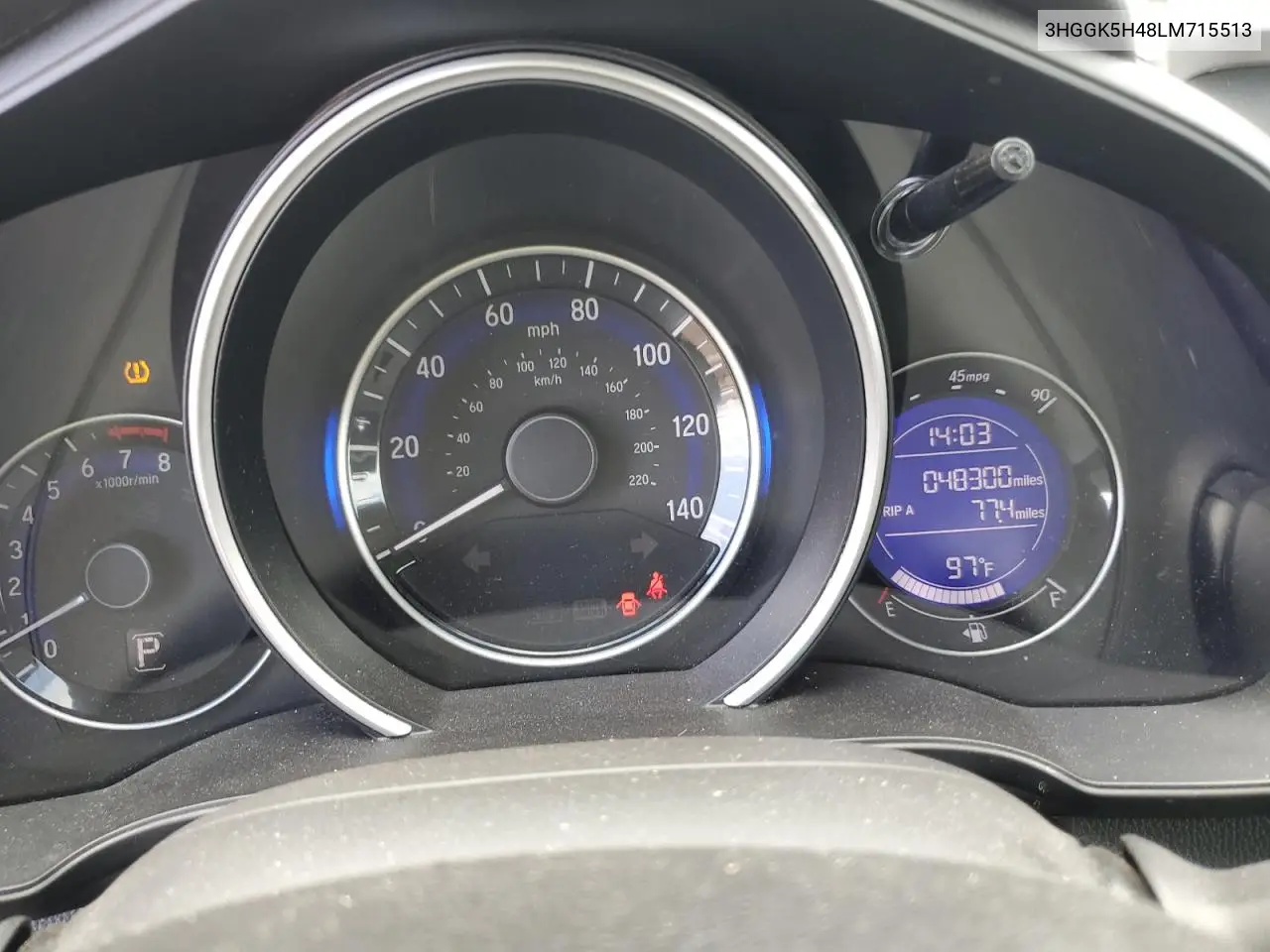 3HGGK5H48LM715513 2020 Honda Fit Lx