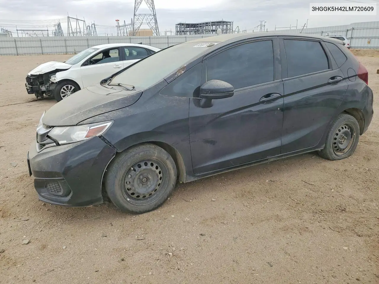 2020 Honda Fit Lx VIN: 3HGGK5H42LM720609 Lot: 85607495