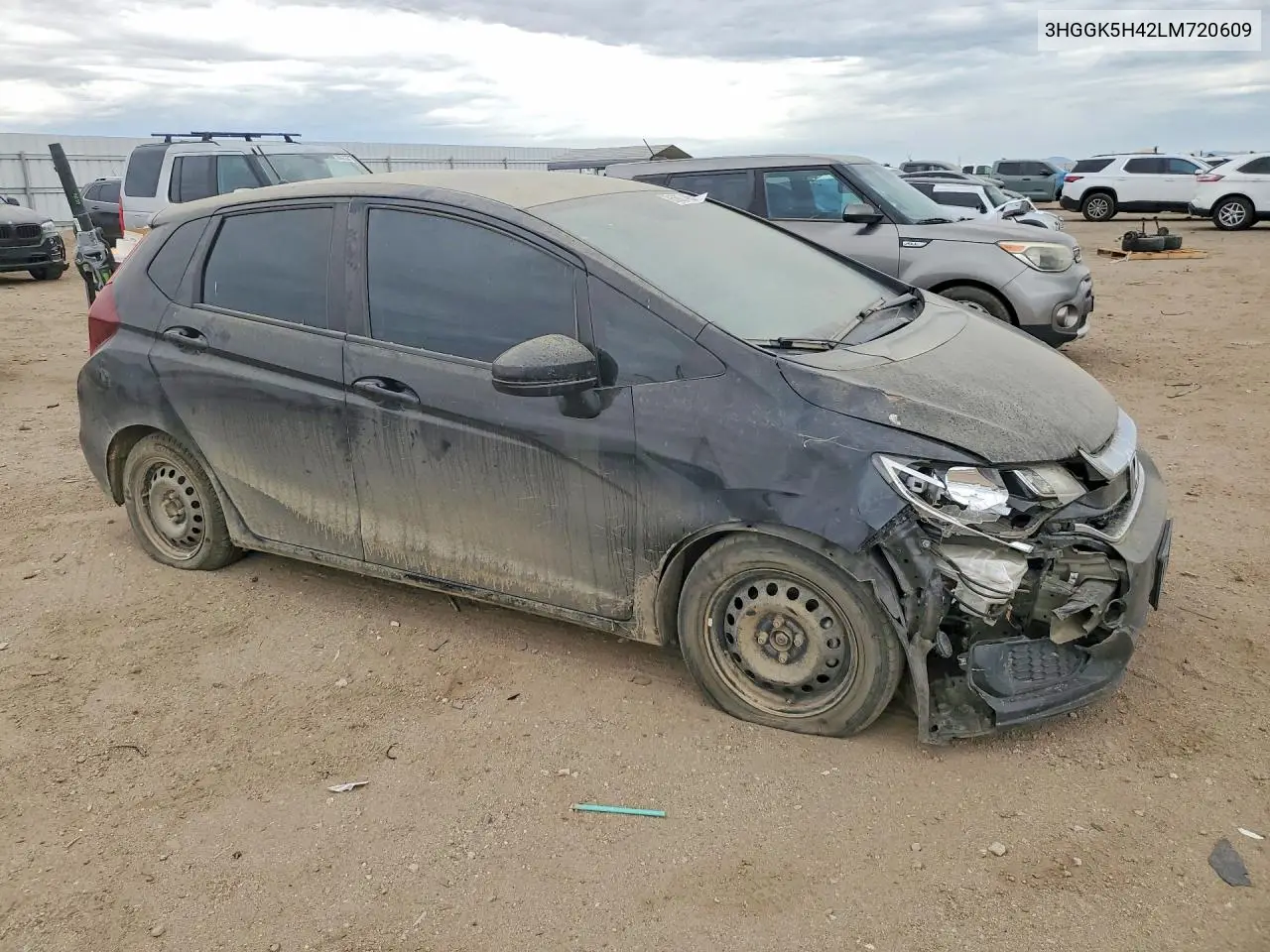 2020 Honda Fit Lx VIN: 3HGGK5H42LM720609 Lot: 85607495