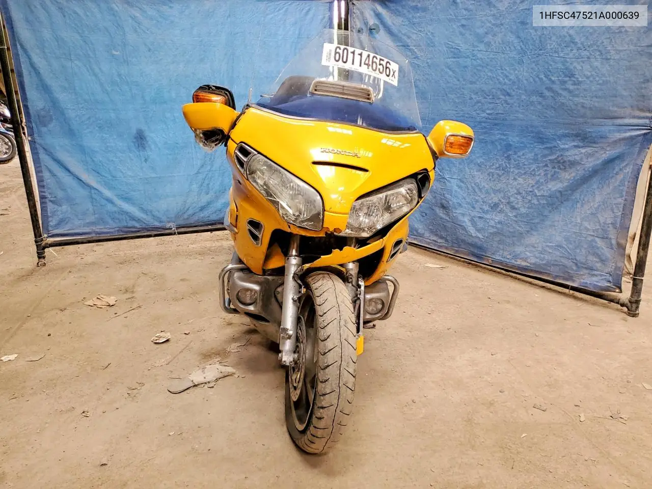 2001 Honda Gl1800 A VIN: 1HFSC47521A000639 Lot: 60114656