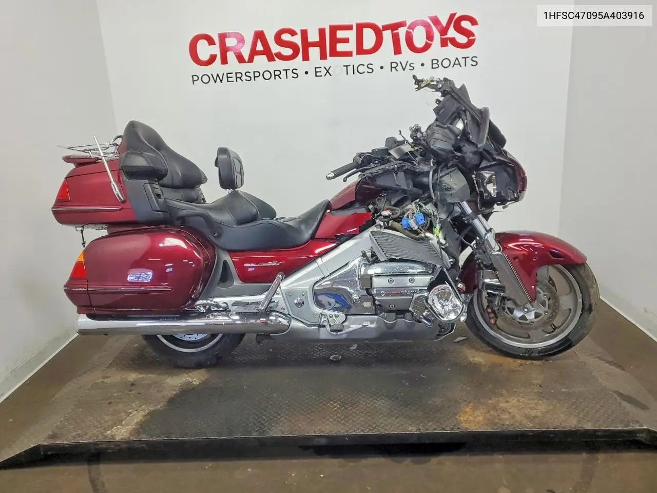 2005 Honda Gl1800 VIN: 1HFSC47095A403916 Lot: 53184556