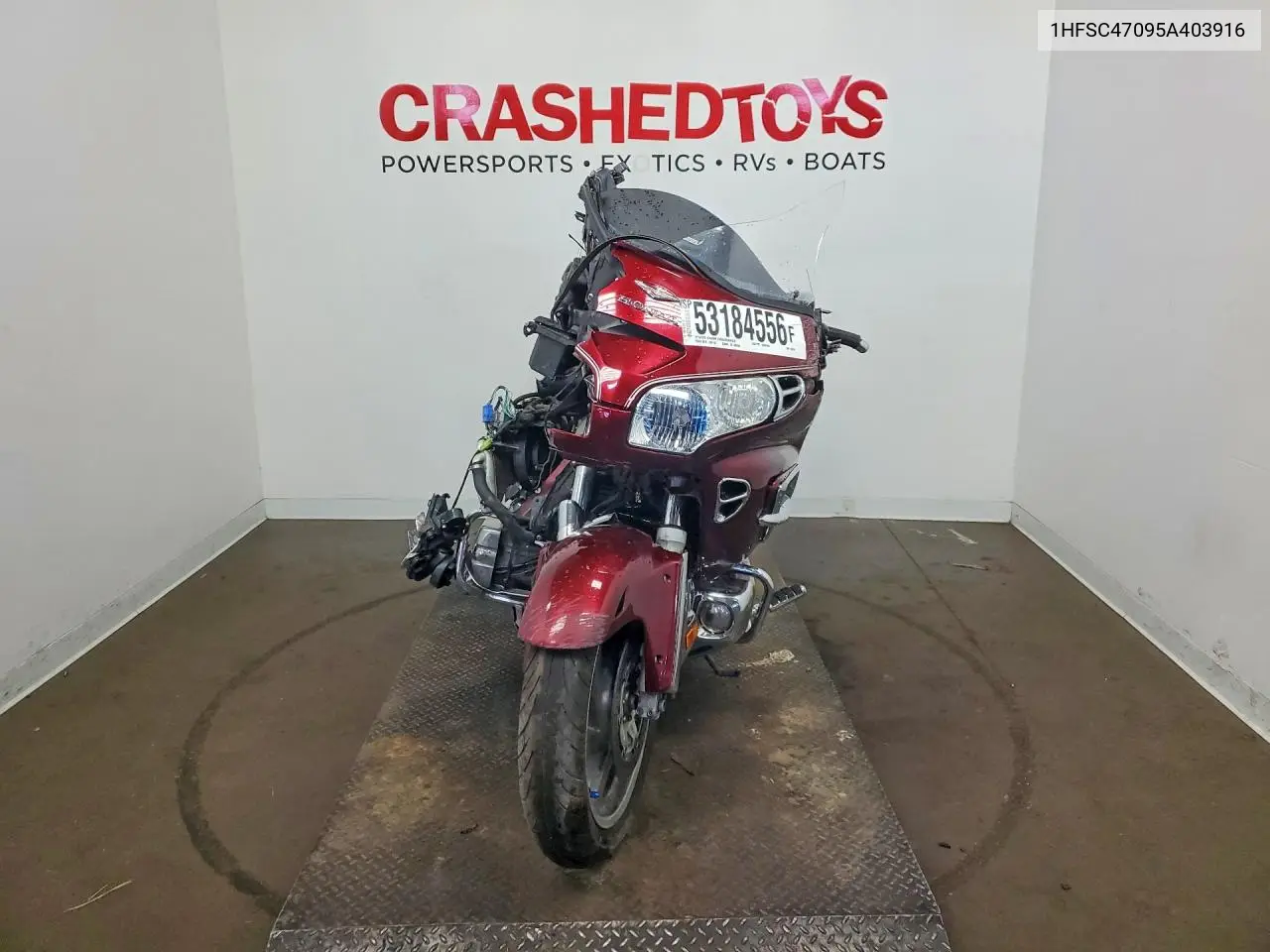 2005 Honda Gl1800 VIN: 1HFSC47095A403916 Lot: 53184556