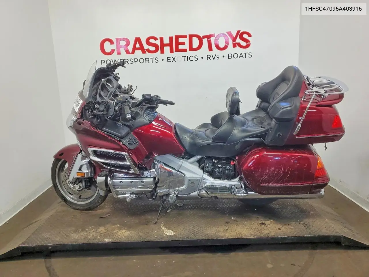 2005 Honda Gl1800 VIN: 1HFSC47095A403916 Lot: 53184556