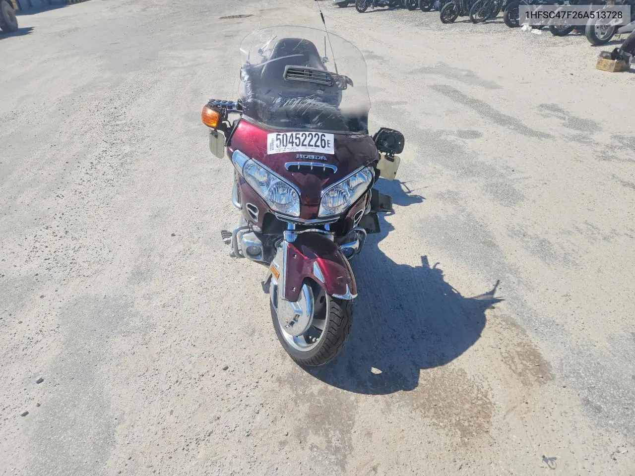 2006 Honda Gl1800 VIN: 1HFSC47F26A513728 Lot: 50452226