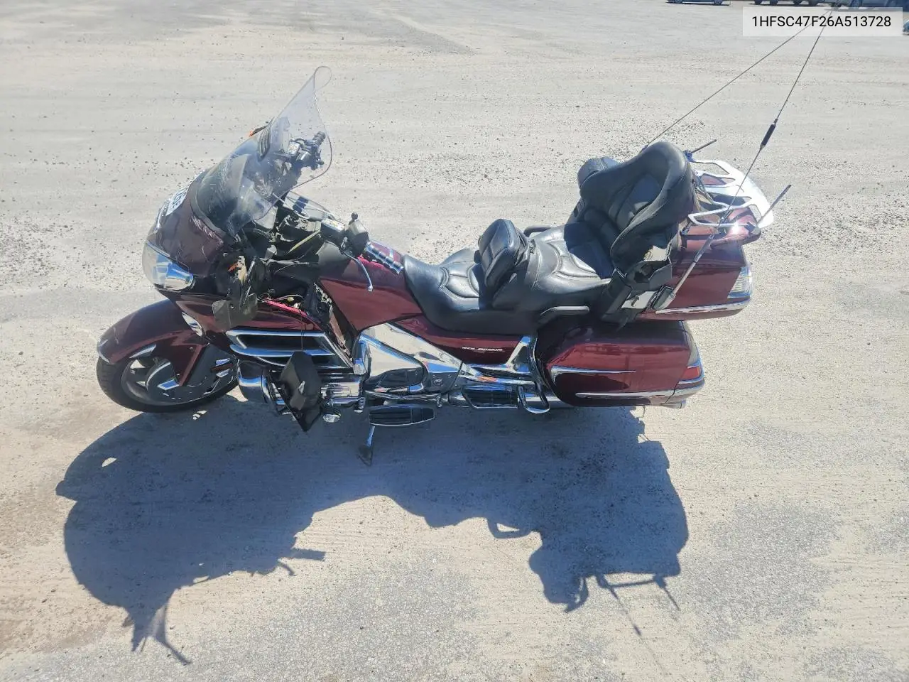 2006 Honda Gl1800 VIN: 1HFSC47F26A513728 Lot: 50452226