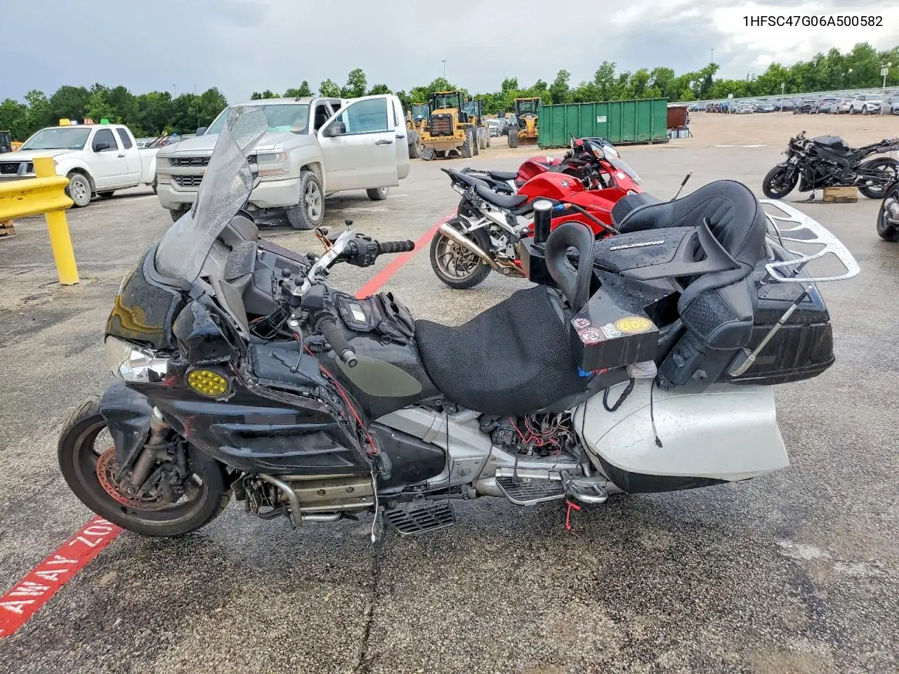 2006 Honda Gl1800 VIN: 1HFSC47G06A500582 Lot: 57010796