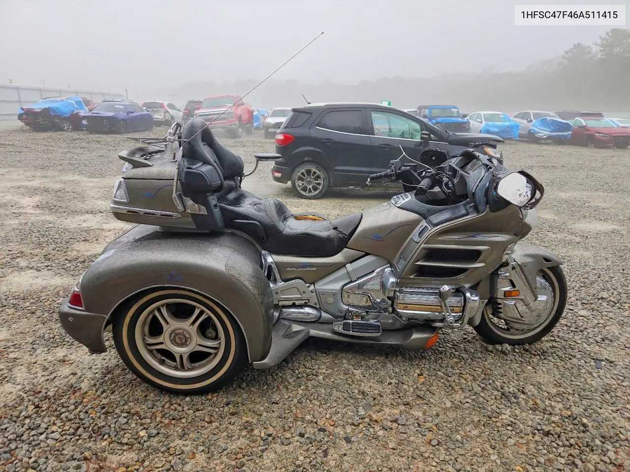 2006 Honda Gl1800 VIN: 1HFSC47F46A511415 Lot: 75989605