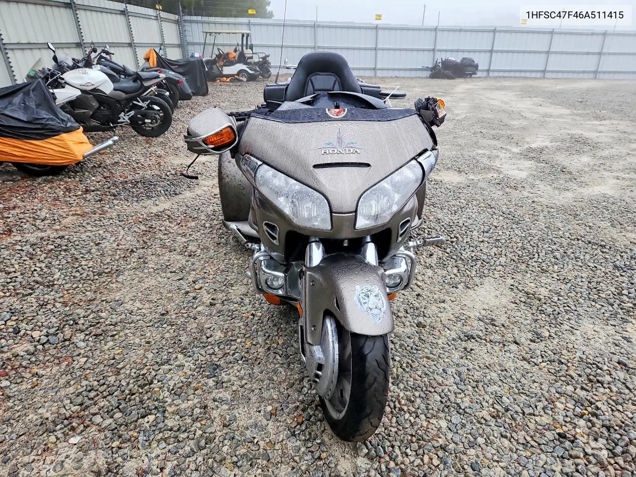 2006 Honda Gl1800 VIN: 1HFSC47F46A511415 Lot: 75989605