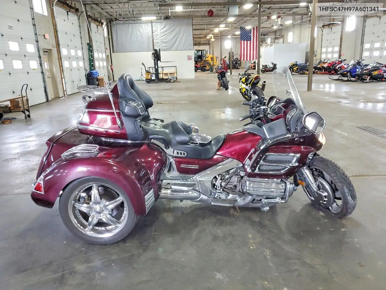 2007 Honda Gl1800 VIN: 1HFSC47H97A601341 Lot: 55504806