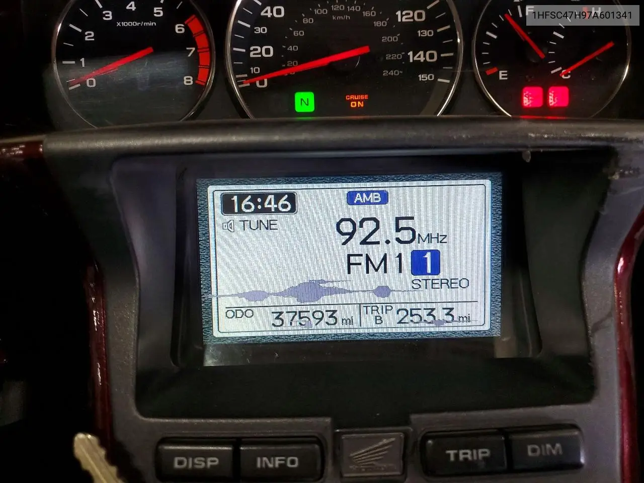 2007 Honda Gl1800 VIN: 1HFSC47H97A601341 Lot: 55504806
