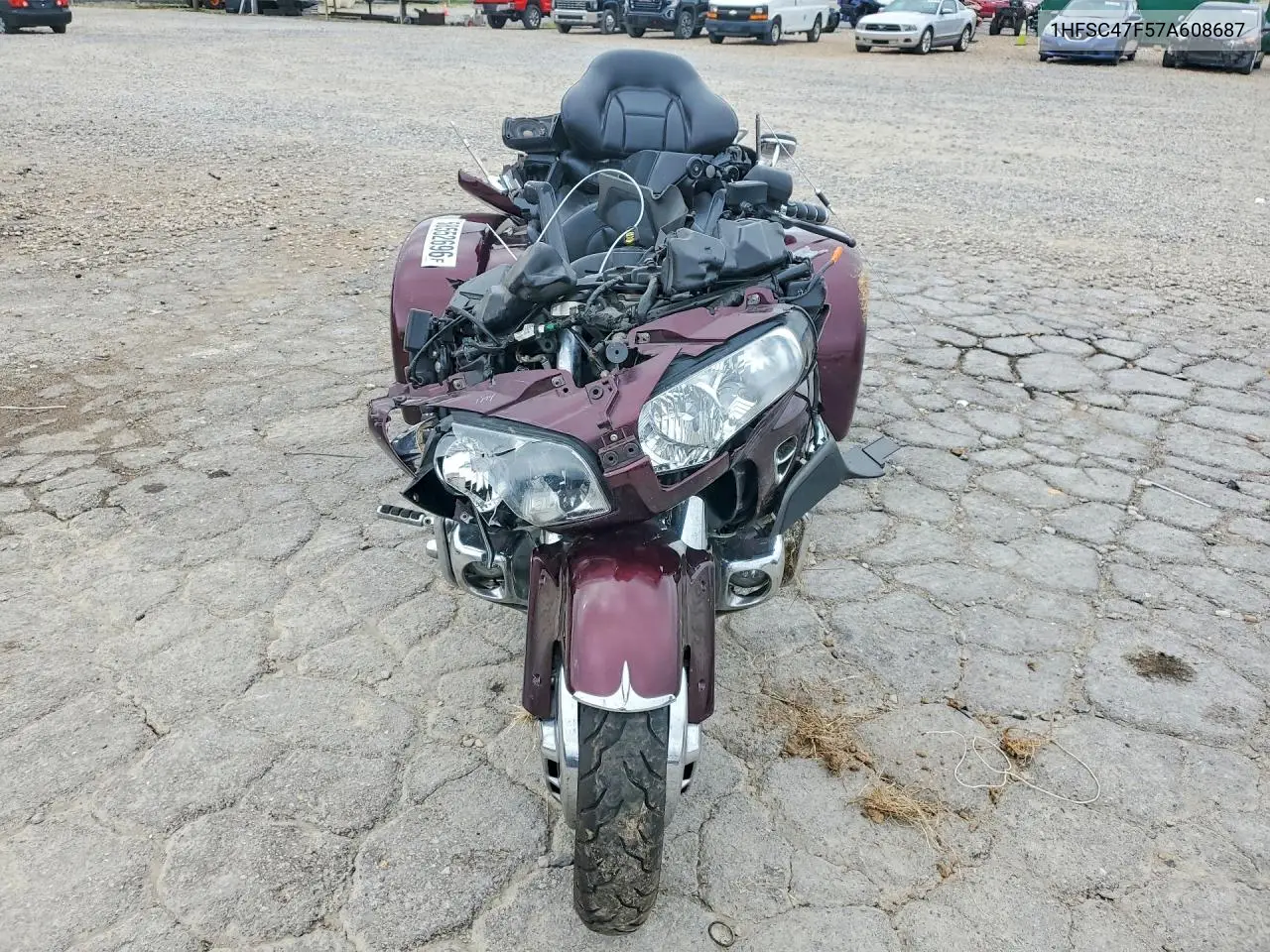 2007 Honda Gl1800 VIN: 1HFSC47F57A608687 Lot: 58552696