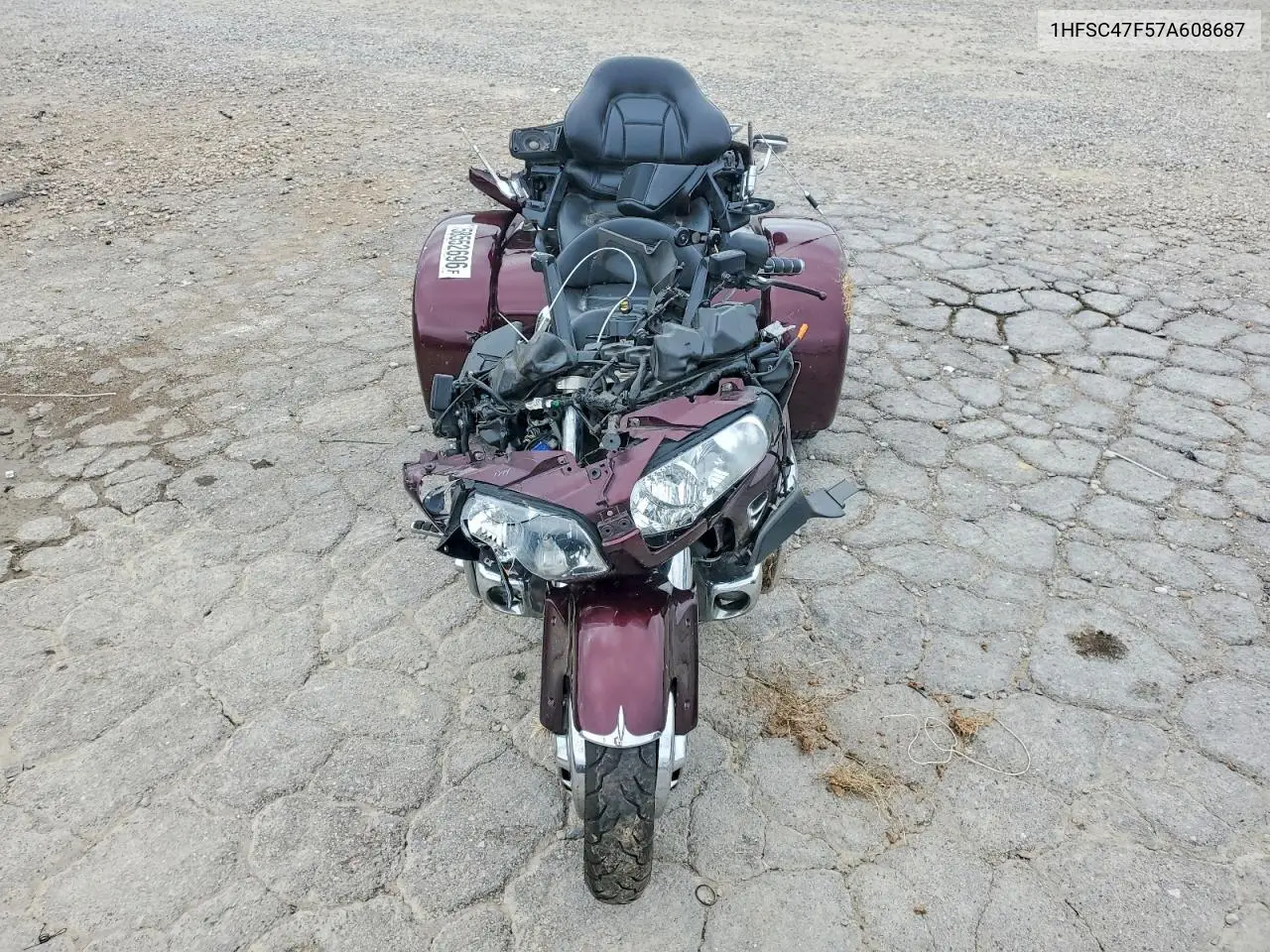 2007 Honda Gl1800 VIN: 1HFSC47F57A608687 Lot: 58552696