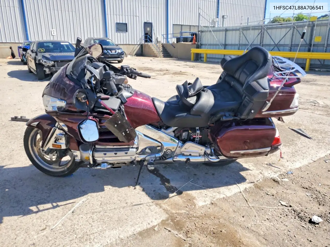2008 Honda Gl1800 VIN: 1HFSC47L88A706541 Lot: 50328126