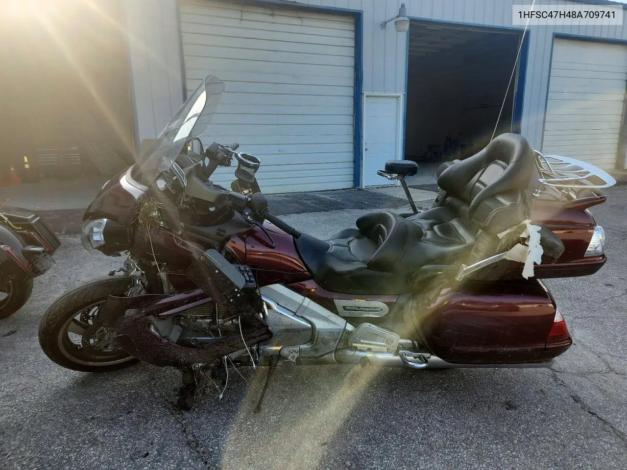 2008 Honda Gl1800 VIN: 1HFSC47H48A709741 Lot: 59667236
