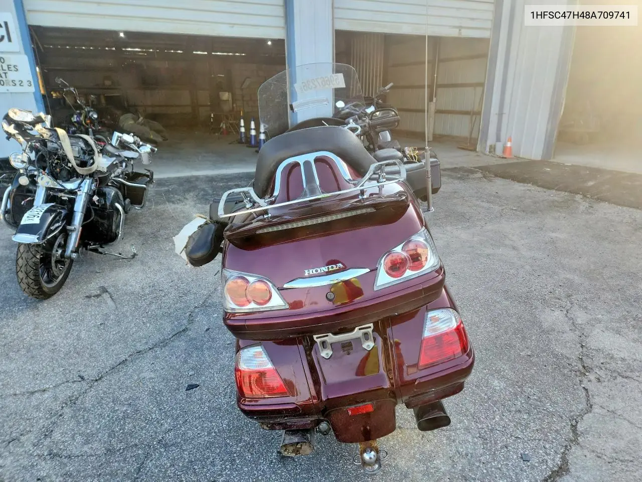 2008 Honda Gl1800 VIN: 1HFSC47H48A709741 Lot: 59667236