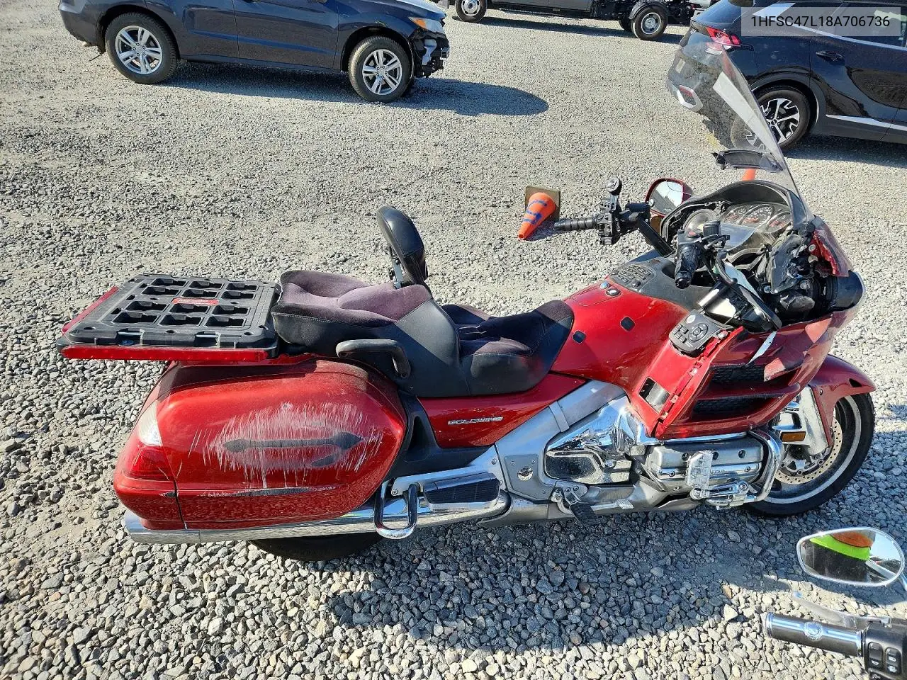 2008 Honda Gl1800 VIN: 1HFSC47L18A706736 Lot: 60399806