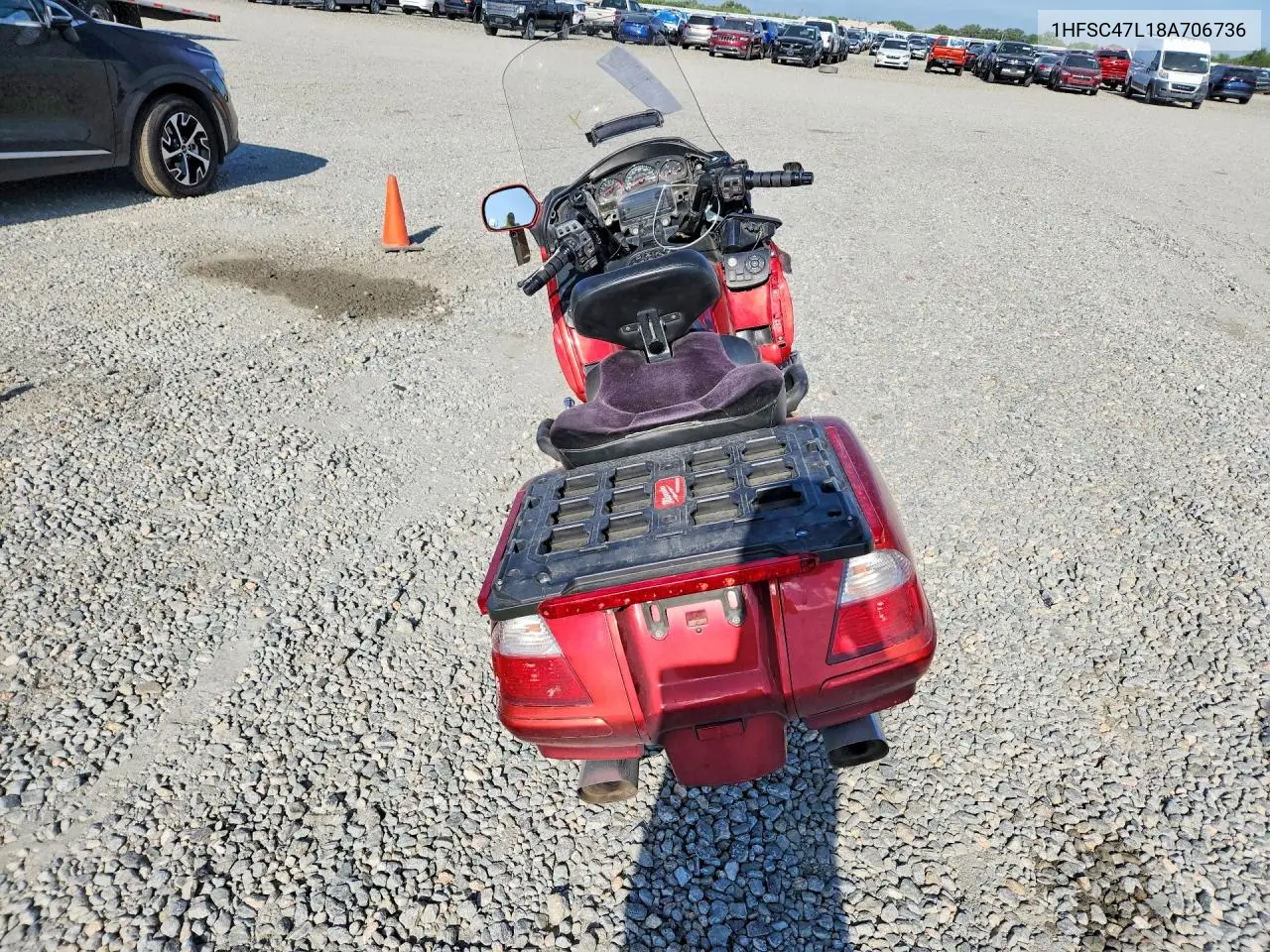 2008 Honda Gl1800 VIN: 1HFSC47L18A706736 Lot: 60399806