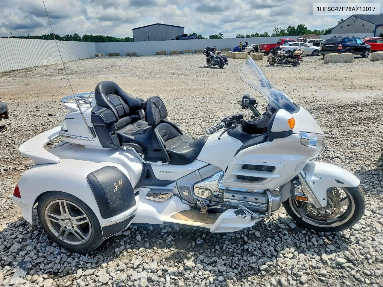 2008 Honda Gl1800 VIN: 1HFSC47F78A712017 Lot: 60607786