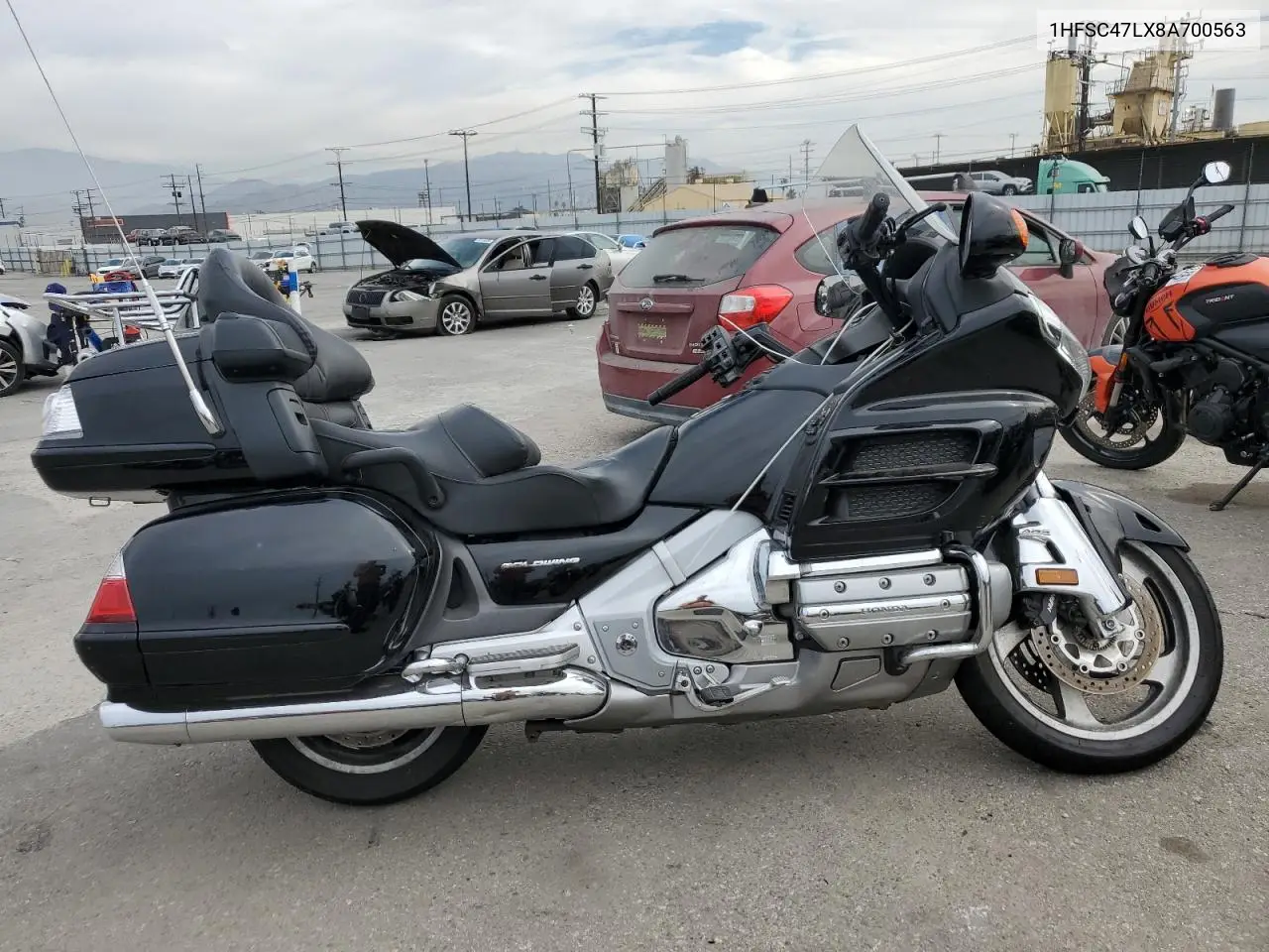 2008 Honda Gl1800 VIN: 1HFSC47LX8A700563 Lot: 87010295