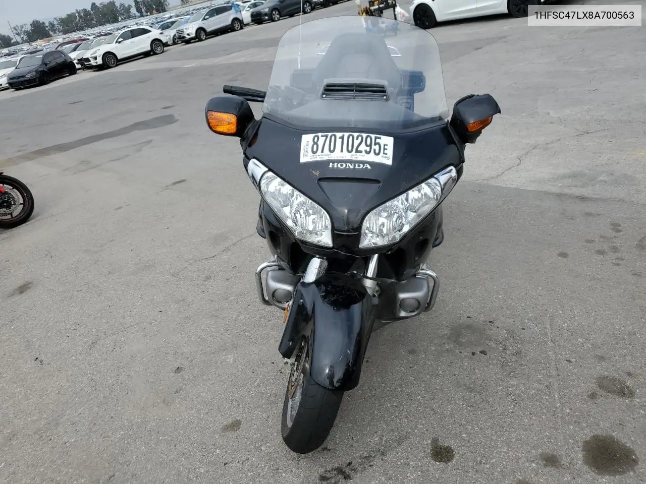 2008 Honda Gl1800 VIN: 1HFSC47LX8A700563 Lot: 87010295