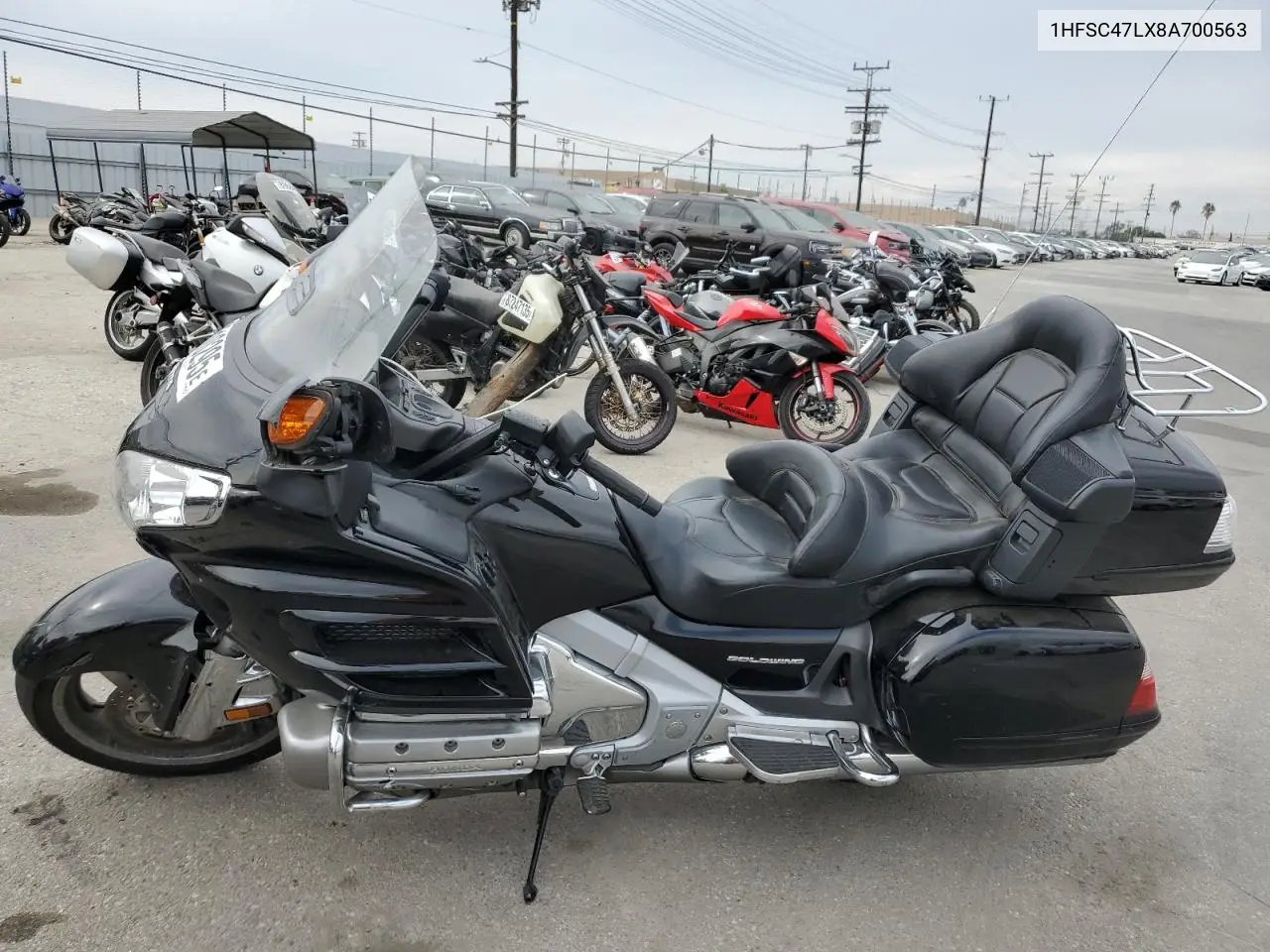 2008 Honda Gl1800 VIN: 1HFSC47LX8A700563 Lot: 87010295