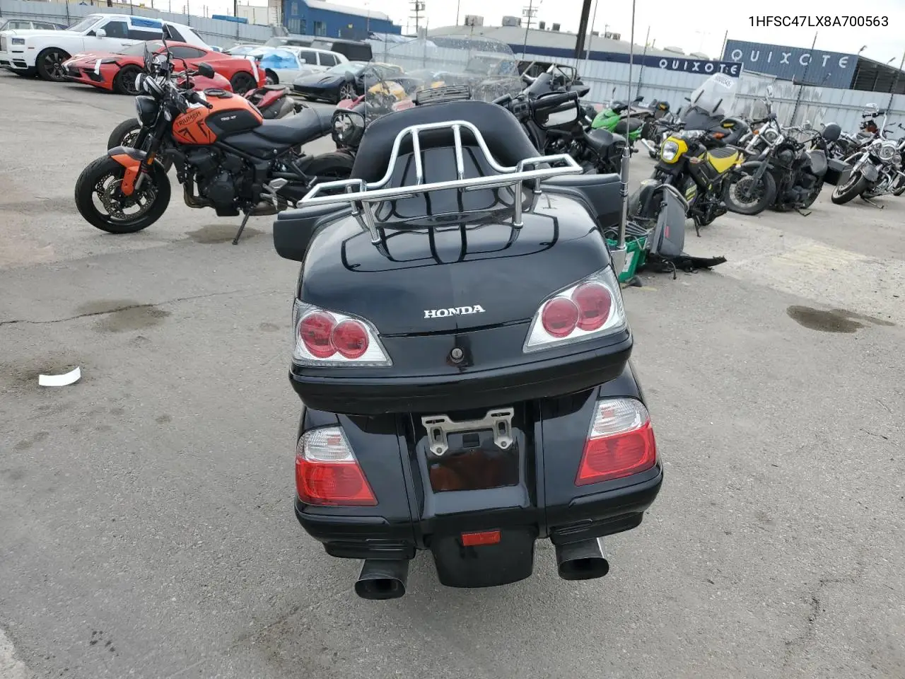 2008 Honda Gl1800 VIN: 1HFSC47LX8A700563 Lot: 87010295