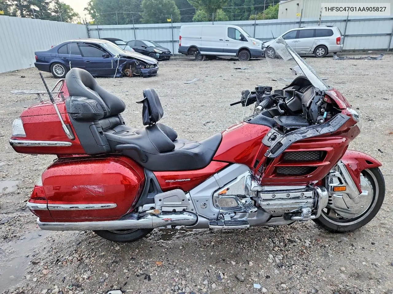 2010 Honda Gl1800 VIN: 1HFSC47G1AA905827 Lot: 60292456