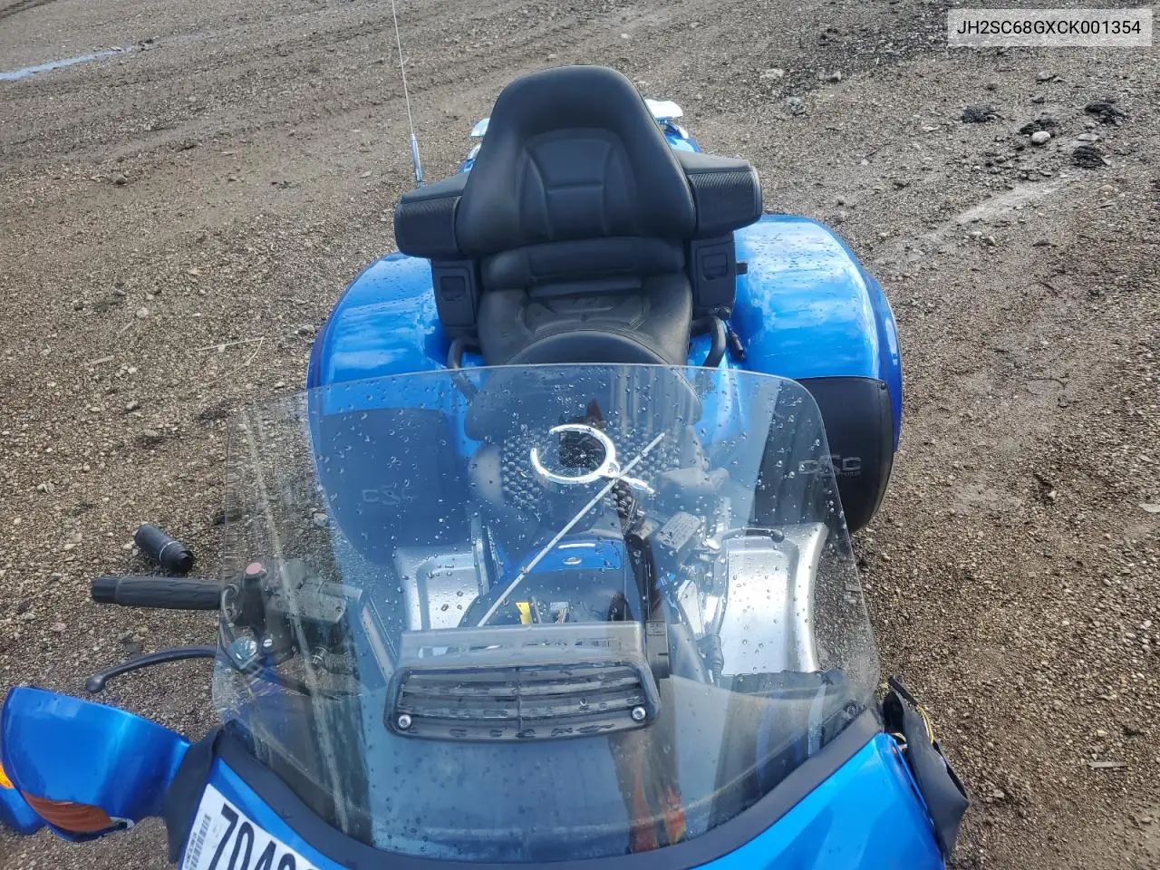2012 Honda Gl1800 VIN: JH2SC68GXCK001354 Lot: 70480135