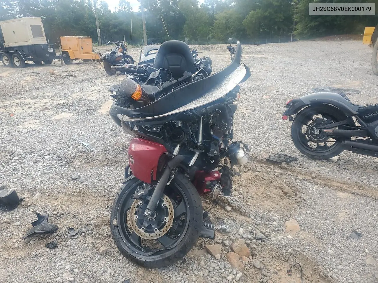 2014 Honda Gl1800 G VIN: JH2SC68V0EK000179 Lot: 96912835