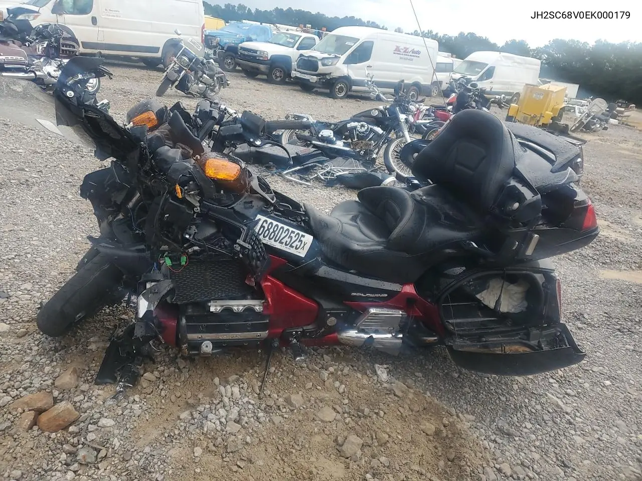 2014 Honda Gl1800 G VIN: JH2SC68V0EK000179 Lot: 96912835