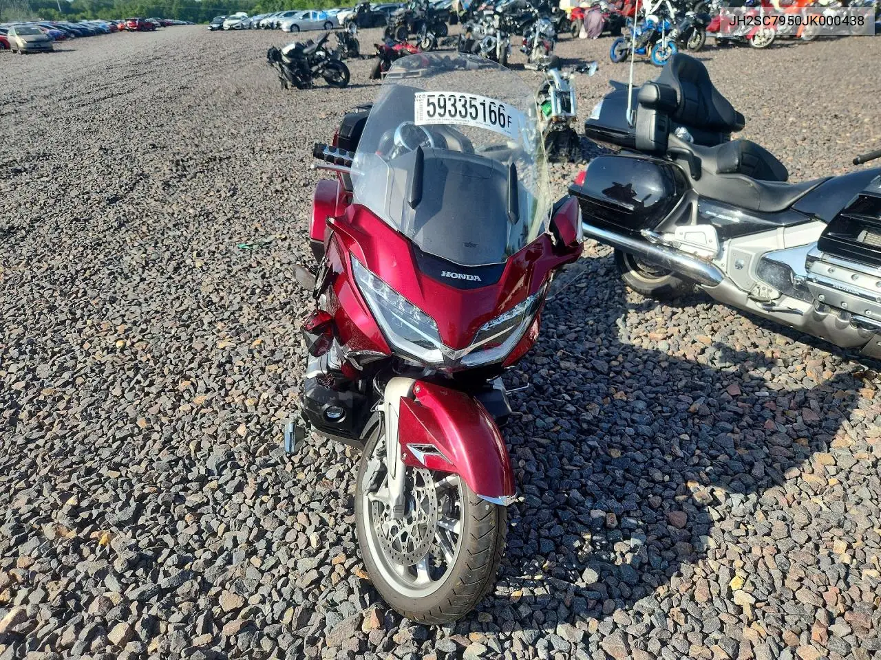 2018 Honda Gl1800 D VIN: JH2SC7953JK001308 Lot: 59335166