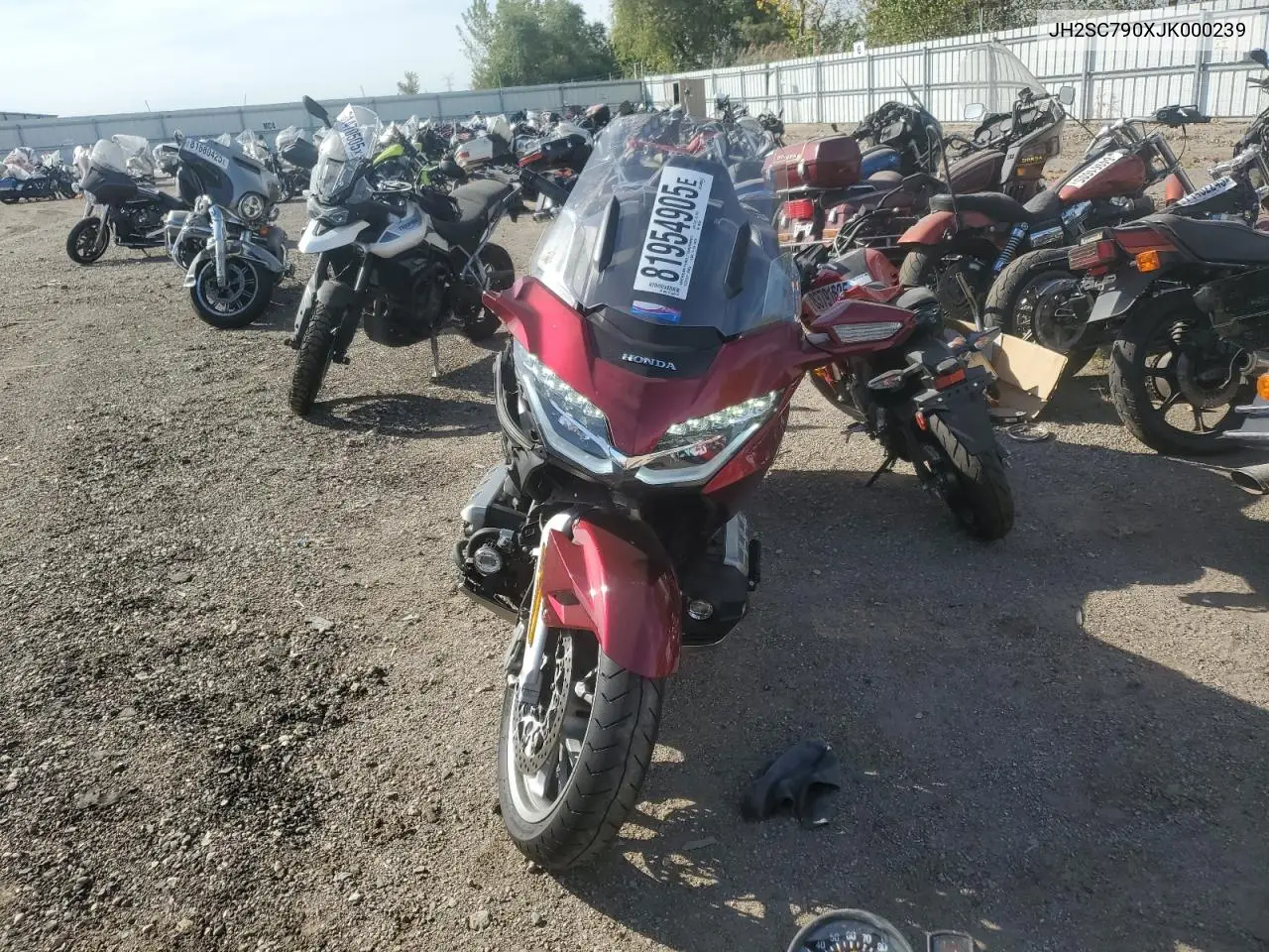 2018 Honda Gl1800 VIN: JH2SC790XJK000239 Lot: 81954905