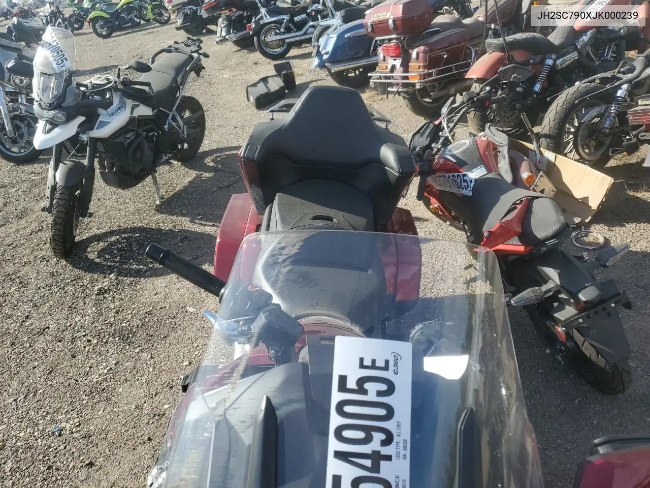 2018 Honda Gl1800 VIN: JH2SC790XJK000239 Lot: 81954905