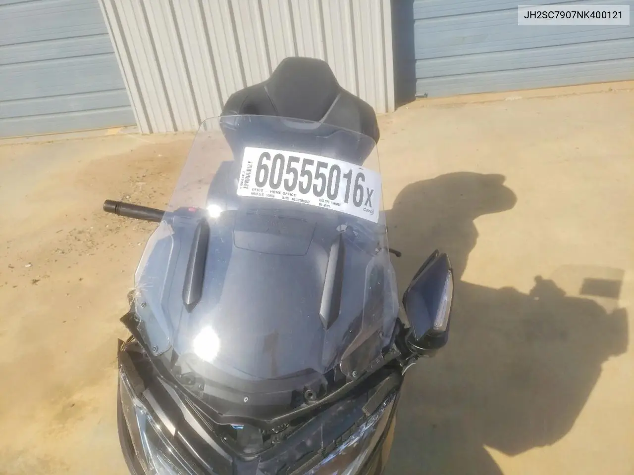 2022 Honda Gl1800 VIN: JH2SC7907NK400121 Lot: 60555016